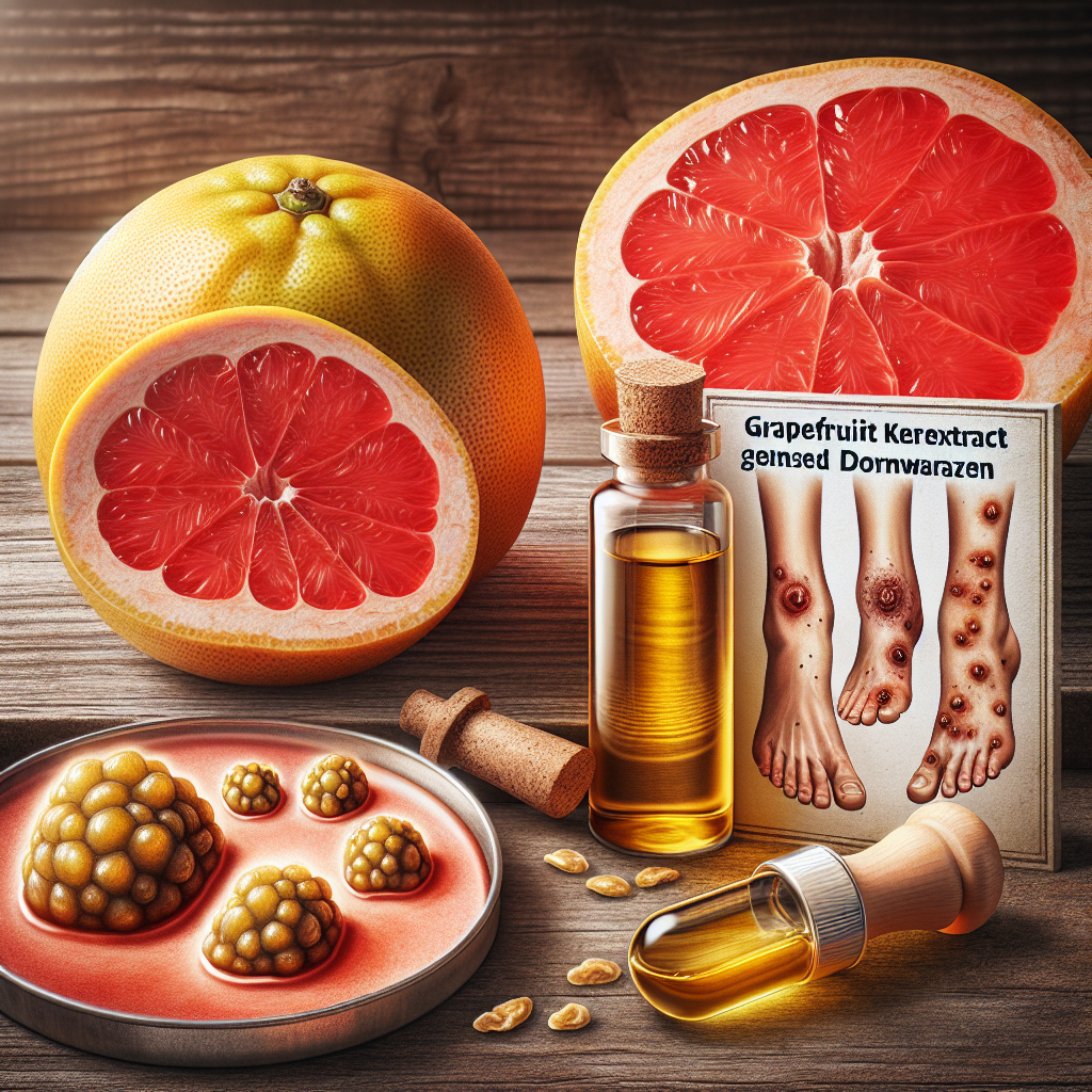Grapefruitkernextrakt gegen Dornwarzen