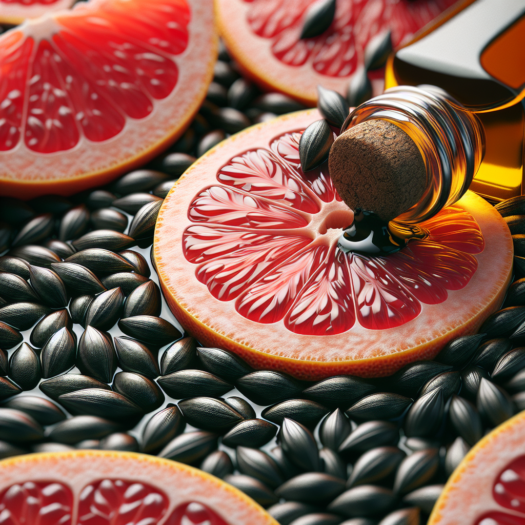 grapefruitkern mit schwarzkuemmeloel - gesundheit