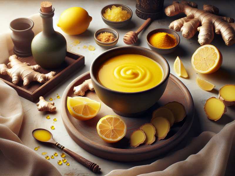 Zitronen-Ingwer-Liposomen Smoothie