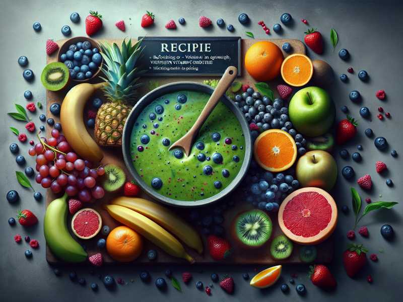 Rezept für einen erfrischenden Vitamin-C-Smoothie