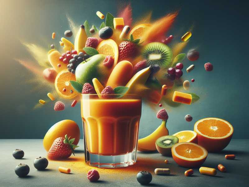 Rezept: Fruchtiger Vitamin C Smoothie mit Liposomalem Vitamin C