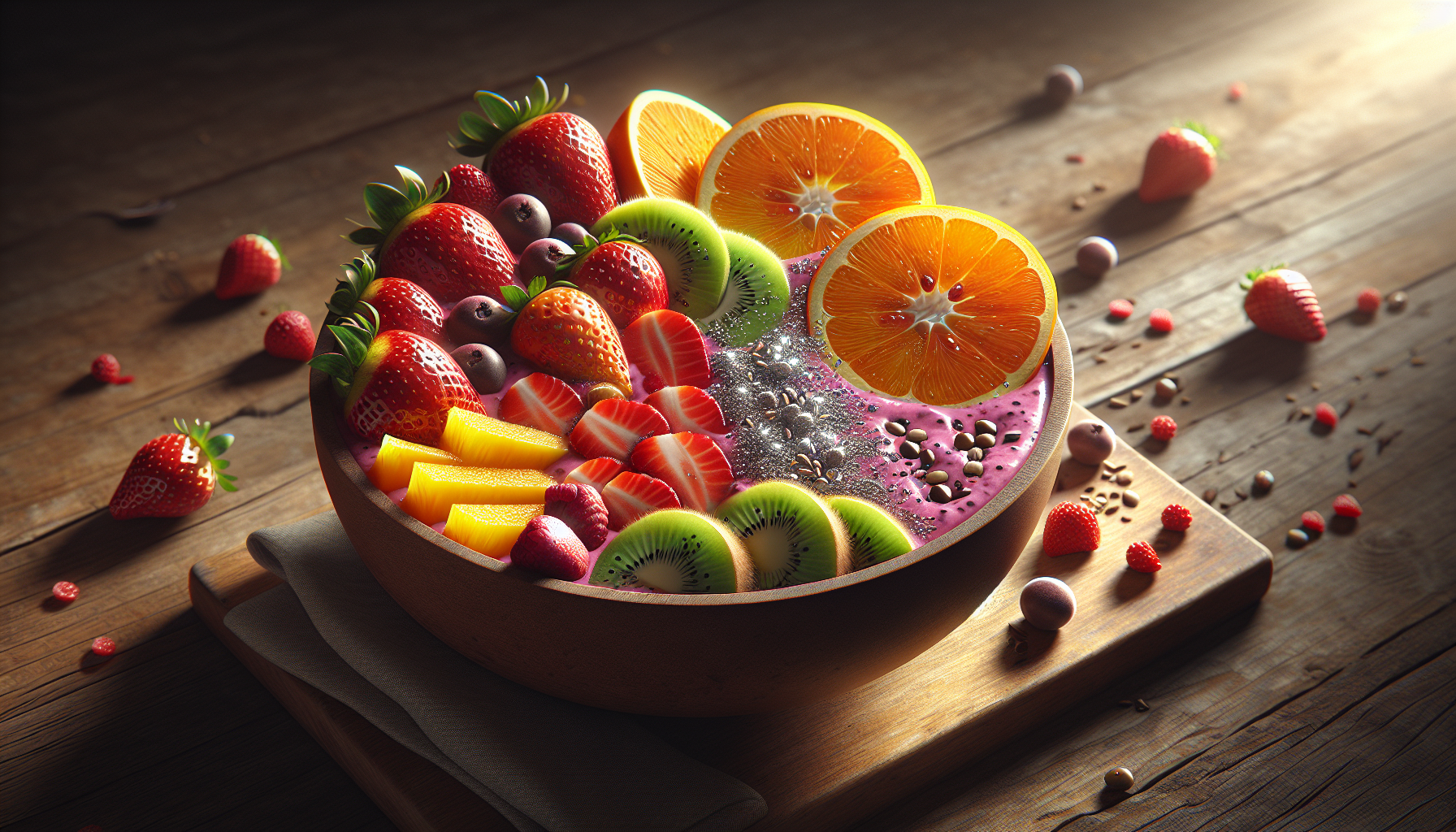 Rezept für eine Vitamin-C-reiche Smoothie-Bowl