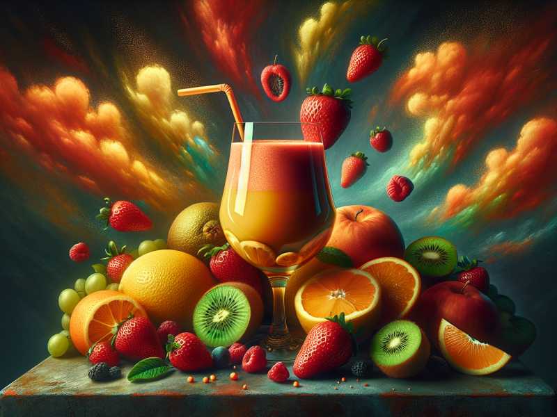 Fruchtiger Vitamin C Smoothie mit liposomalem Vitamin C