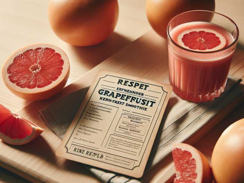 Rezept: Erfrischender Grapefruitkern-Extrakt Smoothie