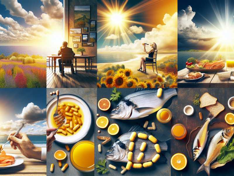 Verschiedene Methoden der Vitamin-D-Aufnahme