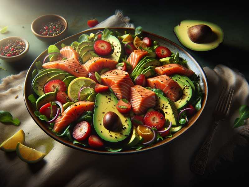 Lachs-Avocado-Salat: Dein Vitamin-D3-Boost