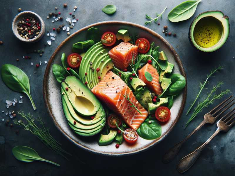 Rezept: Lachs-Avocado-Salat mit Vitamin-D-Kick