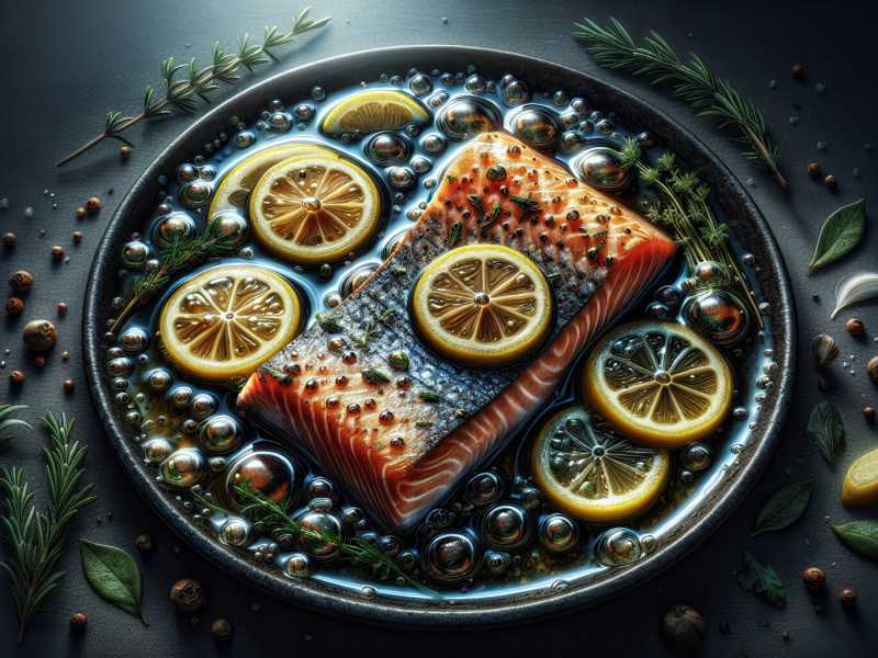 Fettiger Lachs mit Zitrone und Kräutern – Dein Vitamin-D-Boost!