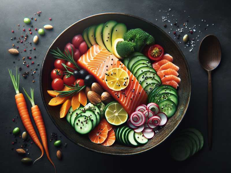 Leckere Lachs-Bowl für großen Vitamin D Genuss