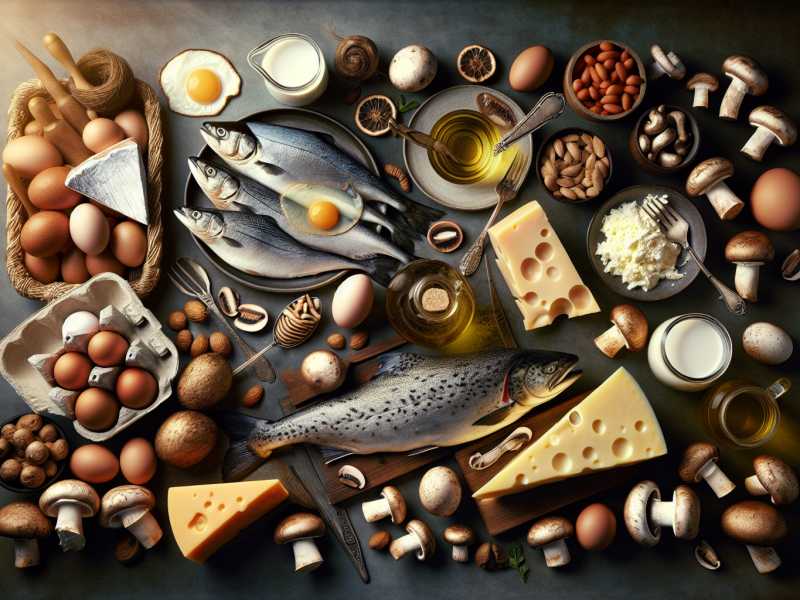 Ernährungsquellen für Vitamin D