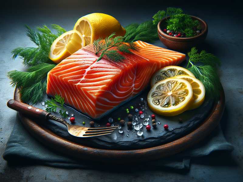 Leckeres Lachsfilet mit Zitrone und Dill – Ein Vitamin D3 Kraftpaket!