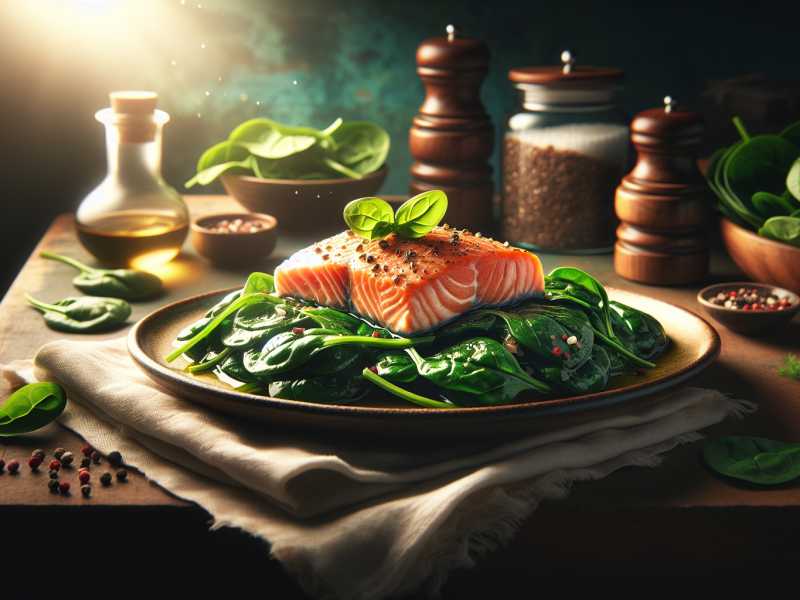 LECKERER Lachs mit Spinat – Dein Vitamin D Powergericht!