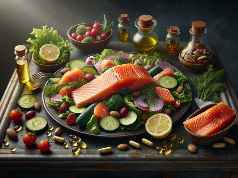 Vitamin-D-reiches Lachs-Salat-Rezept