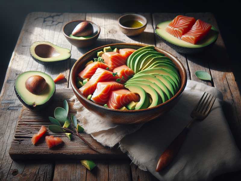 Leckeres Lachs-Avocado-Bowl für den ultimativen Vitamin D3-Boost!