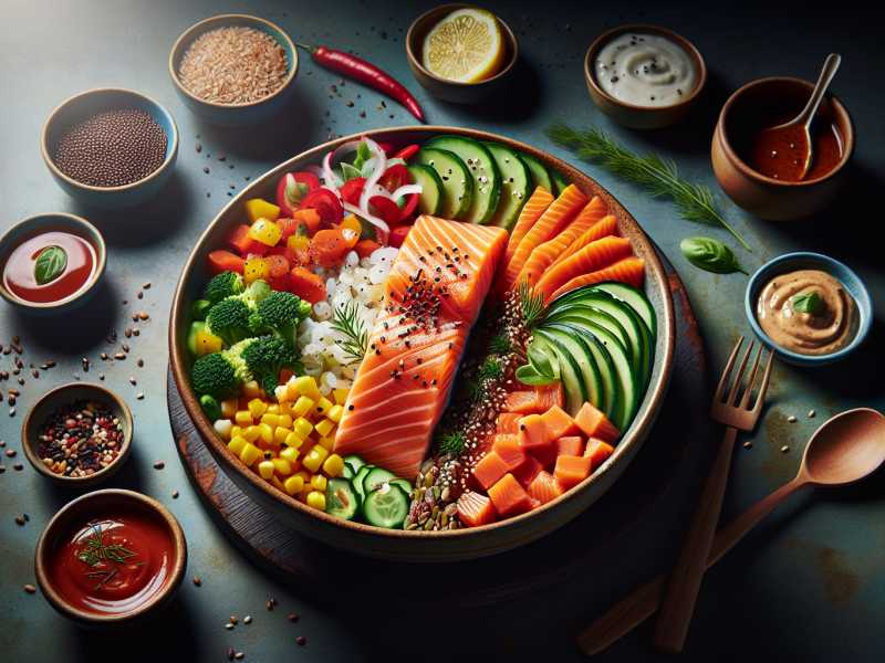 Leckere Lachs-Bowl für Vitamin D Power!