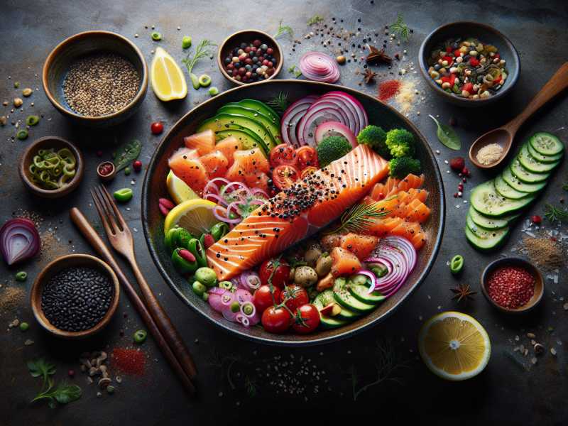 Leckere Lachs-Bowl für dein Vitamin D-Glück!