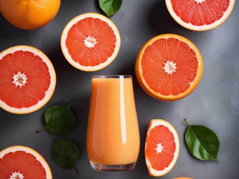 Erfrischender Grapefruitkern-Smoothie