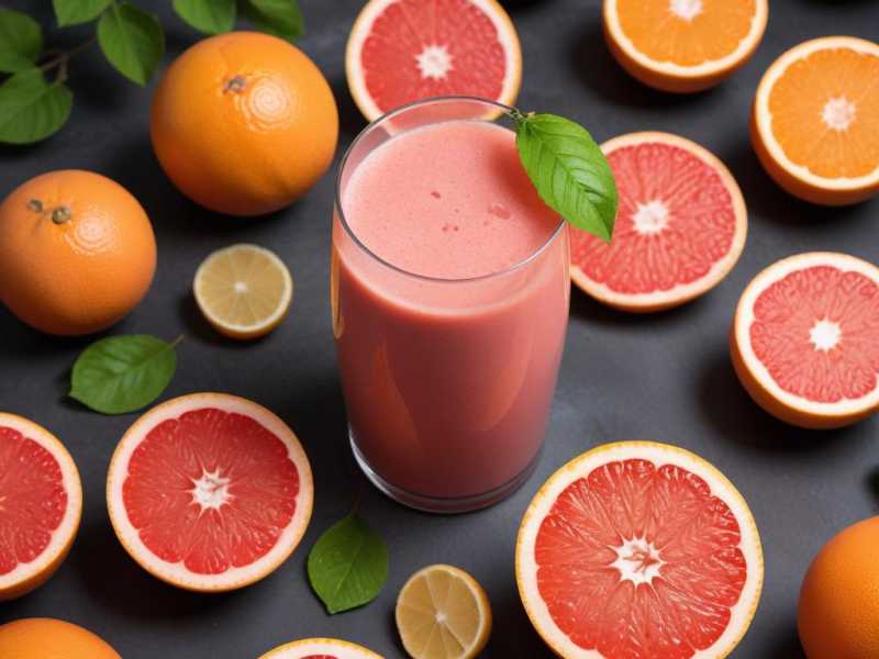 Erfrischender Grapefruitkernextrakt-Smoothie gegen Akne