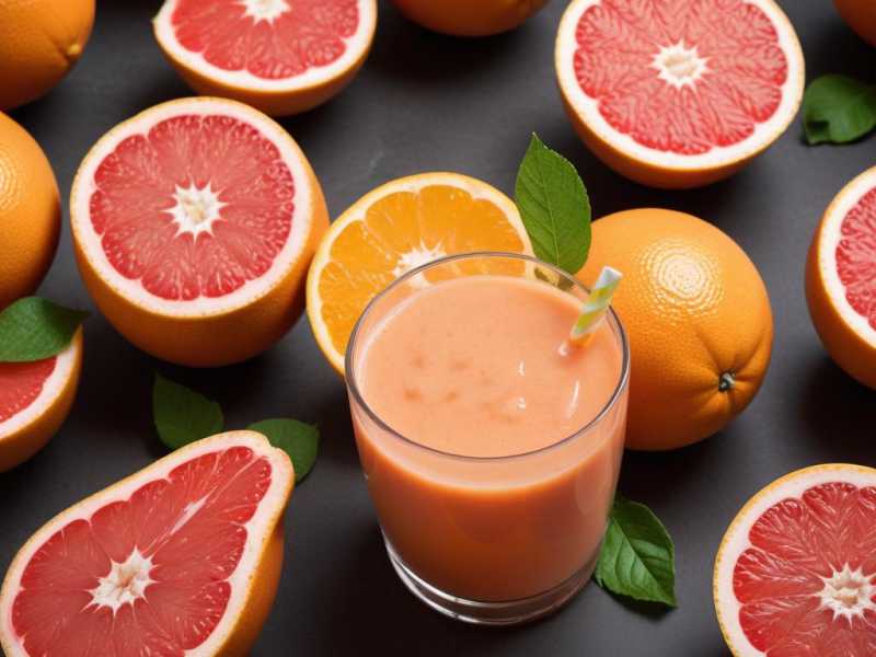 Erfrischender Grapefruitkernextrakt-Smoothie