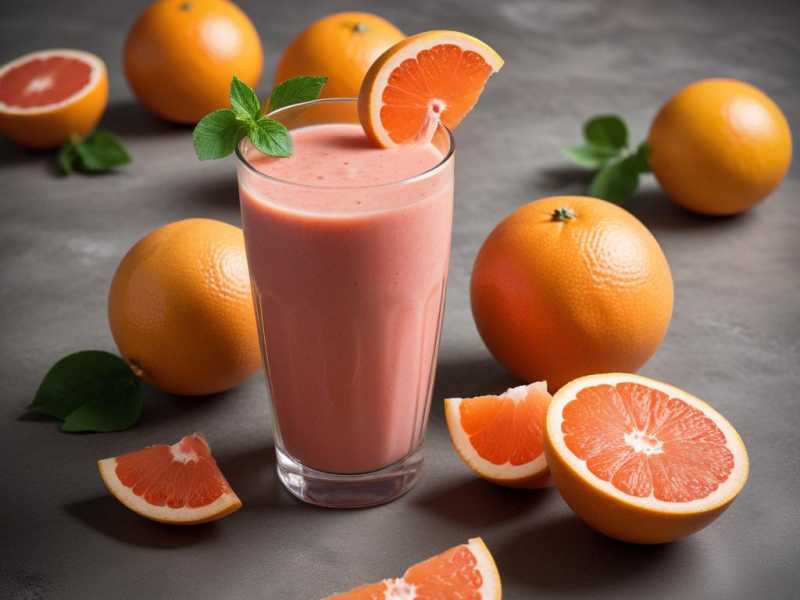 Erfrischender Grapefruitkernextrakt-Smoothie