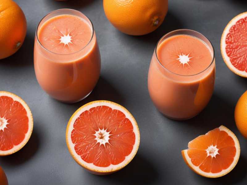 Erfrischender Grapefruitkernextrakt-Smoothie
