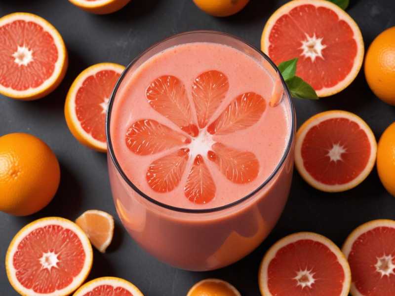 Erfrischender Grapefruitkern-Extrakt Smoothie