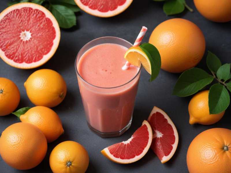 Fruchtiger Grapefruitkernextrakt-Smoothie für Dein Wohlbefinden