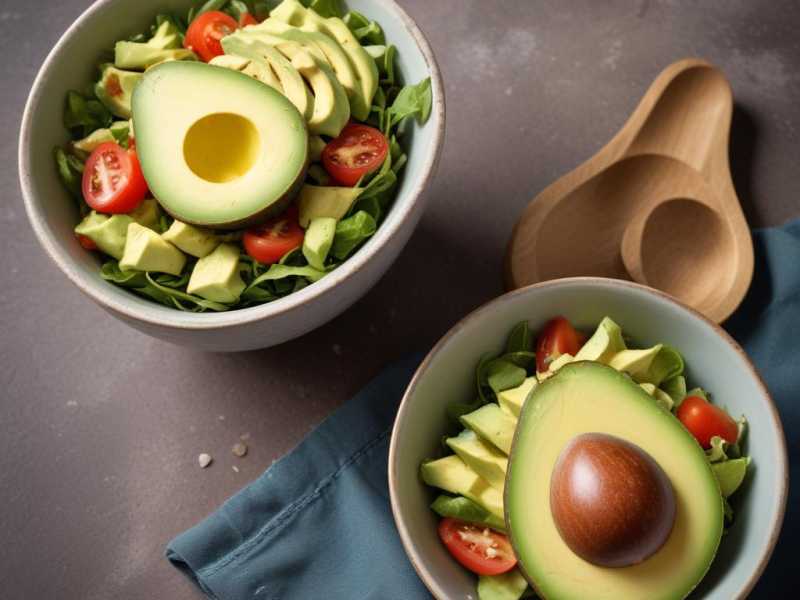 Vitamin-D3-reiche Avocado-Salat-Bowl